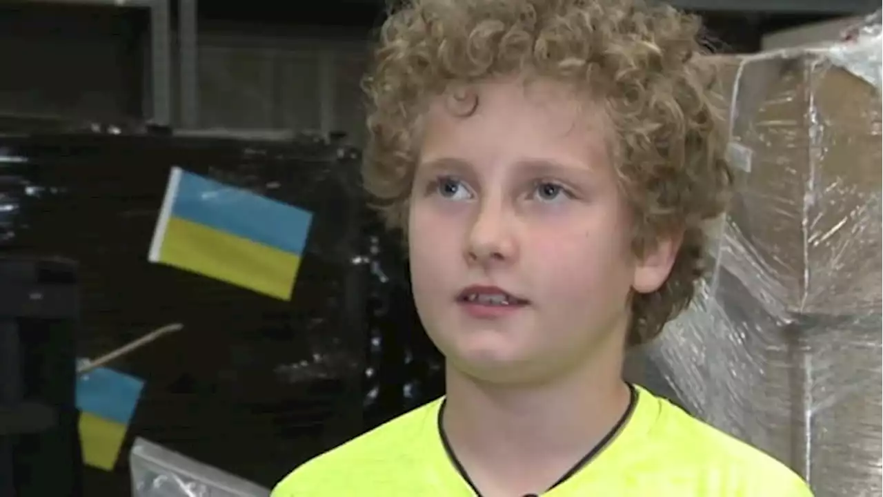 10-year-old raises more than $17K to help bring medical supplies to Ukrainian children, families