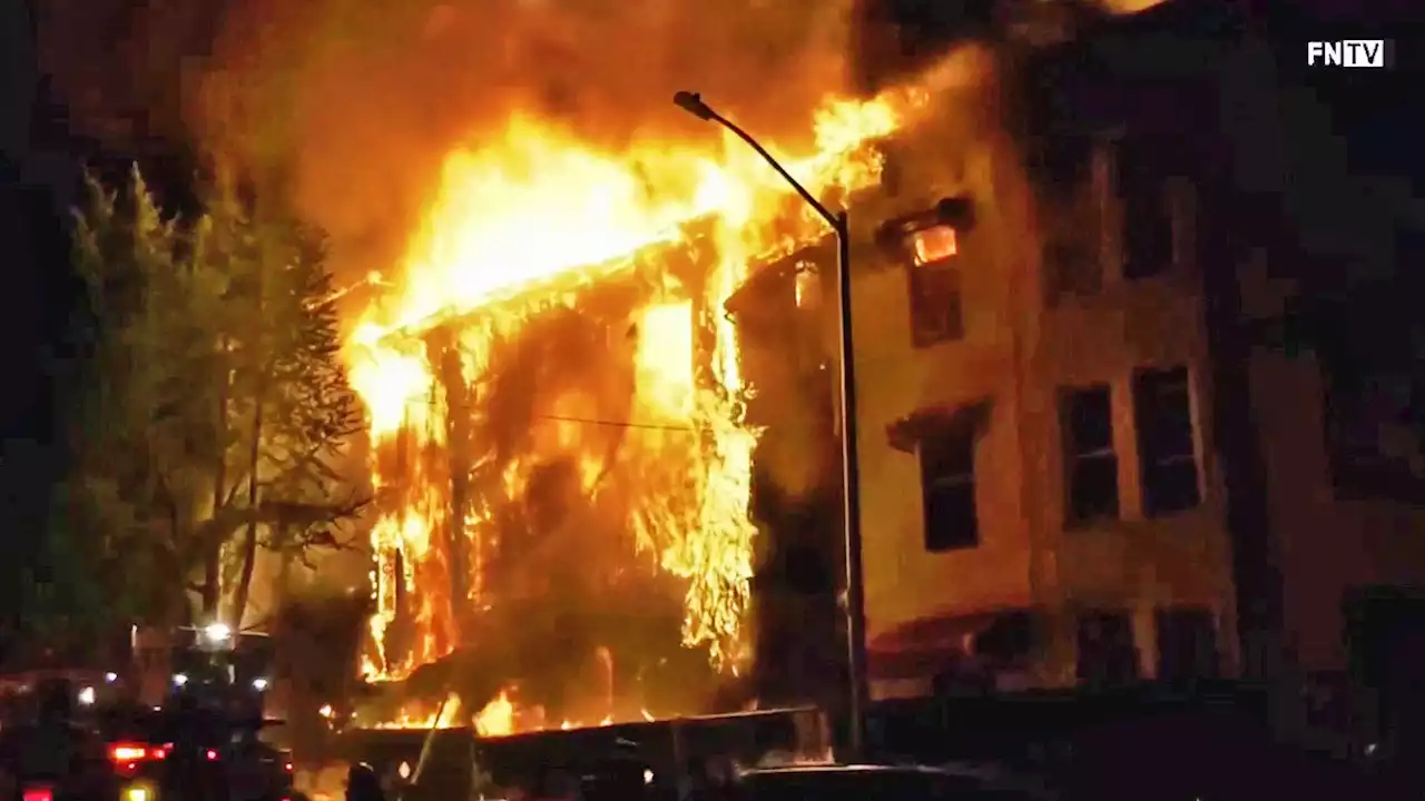 NYC Inferno Tears Through 4 Buildings, Partially Collapsing One: FDNY