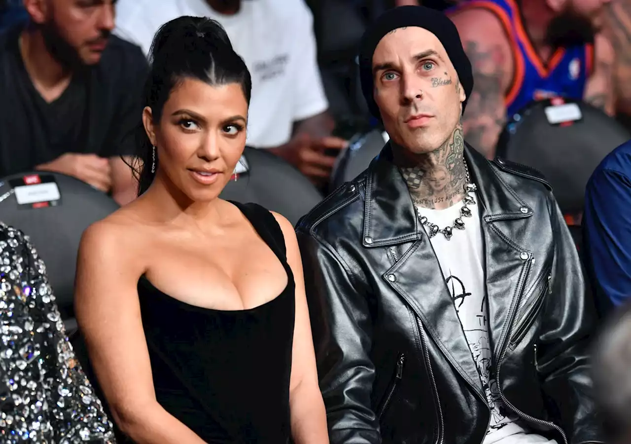 Kourtney Kardashian Let Boyfriend Travis Barker Cut Her Hair