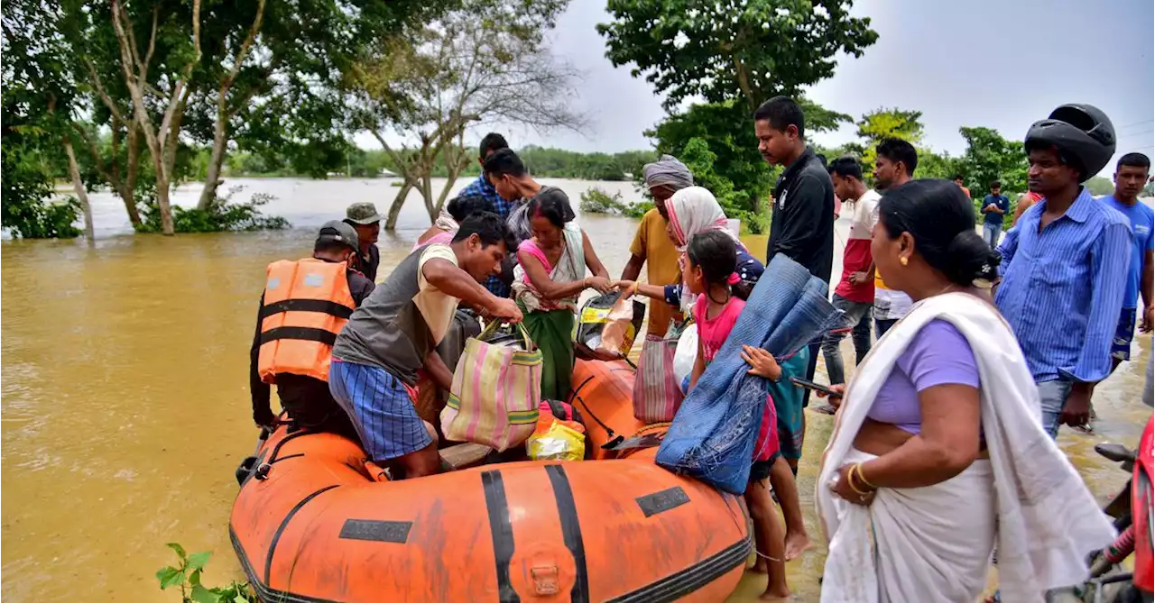 Half a million Indians flee floods in northeast brought by rain