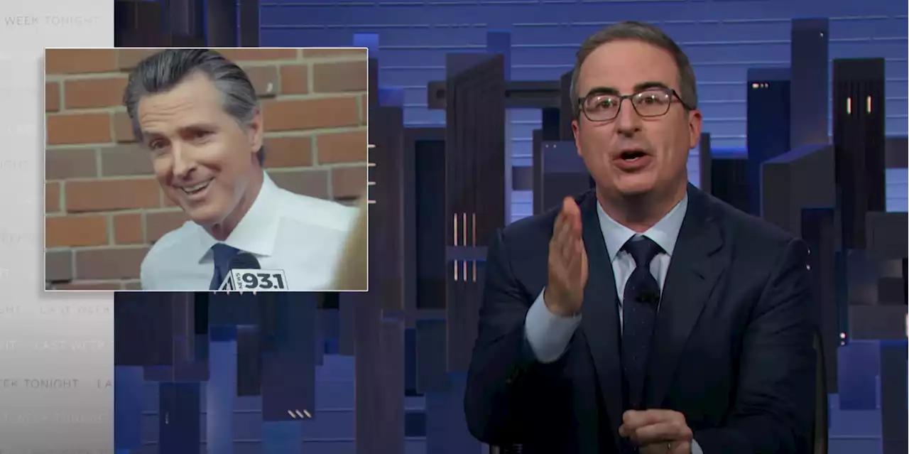 HBO's John Oliver trashes PG&E again, digs at Newsom