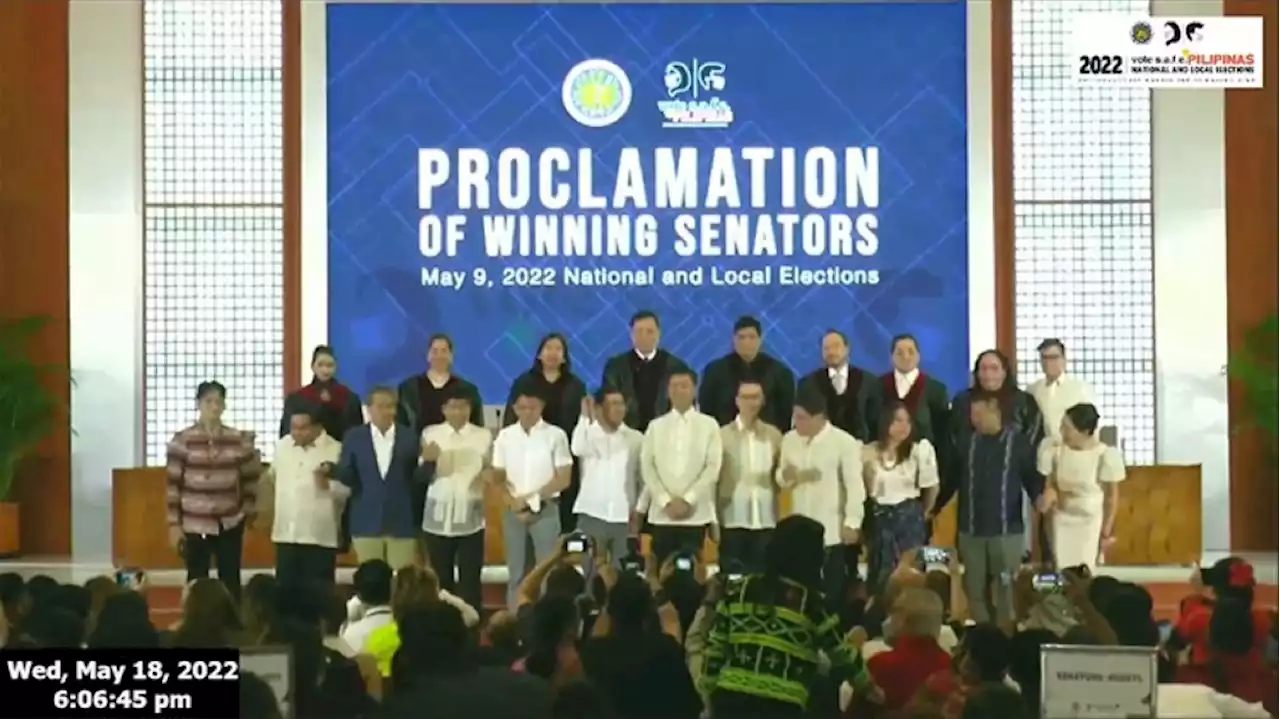 Newly elected senators proclaimed