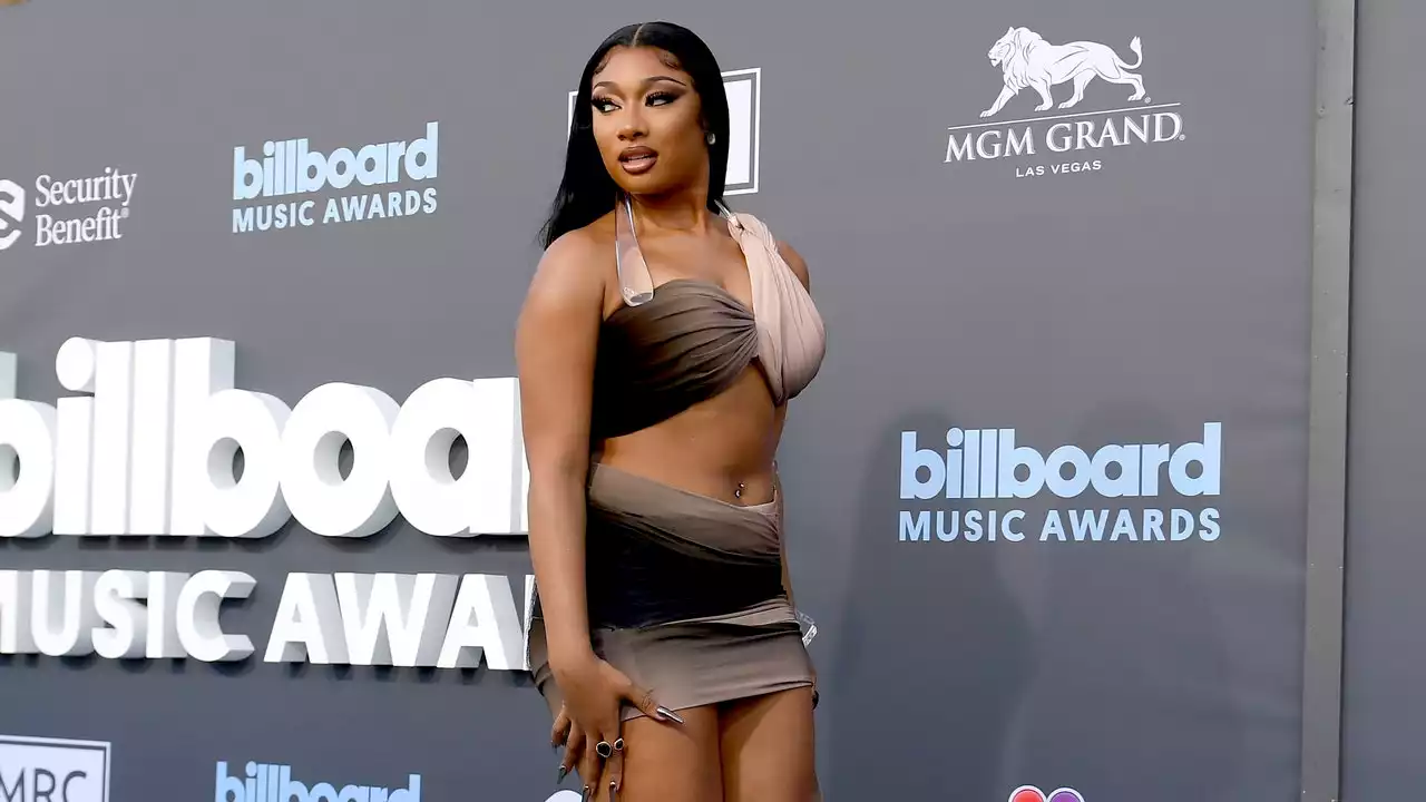 Megan Thee Stallion Wearing Slides to the BBMAs Is #Relatable