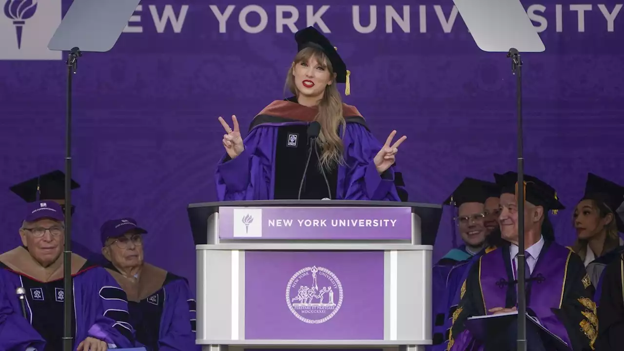 Taylor Swift receives honorary degree from NYU, delivers commencement speech to class of 2022