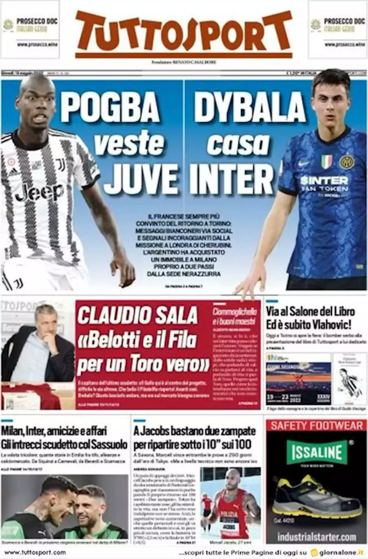 Tuttosport - Pogba veste Juve, Dybala casa Inter - Calciomercato