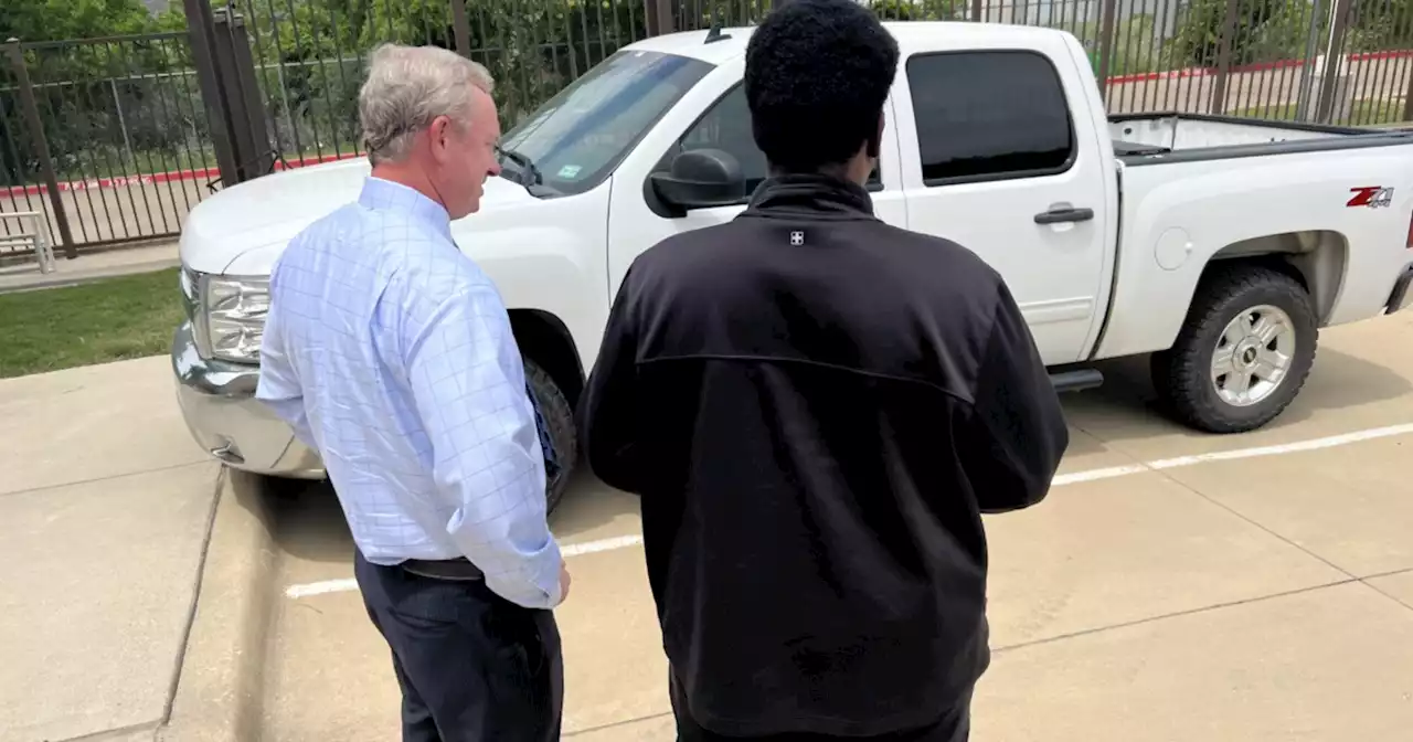 Game Changer: Catholic Charities Fort Worth gifts truck to man in need