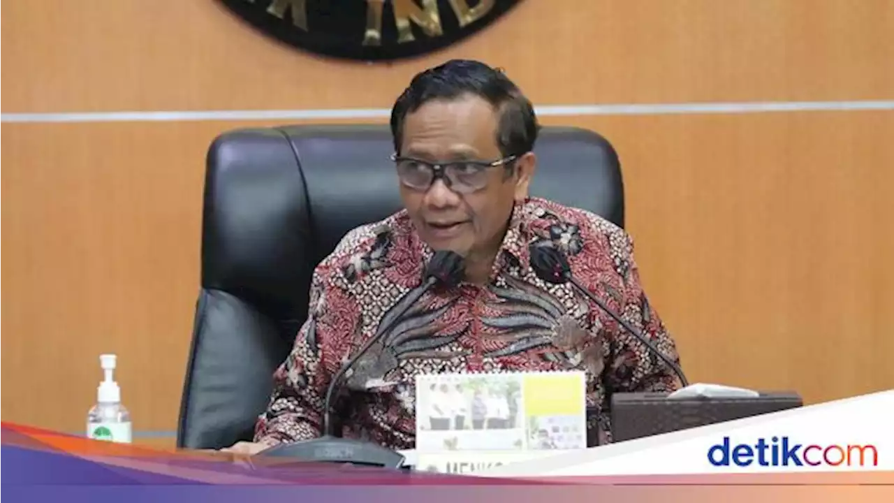 Mahfud Md Setuju LGBT Dipidana Sesuai Rancangan KUHP