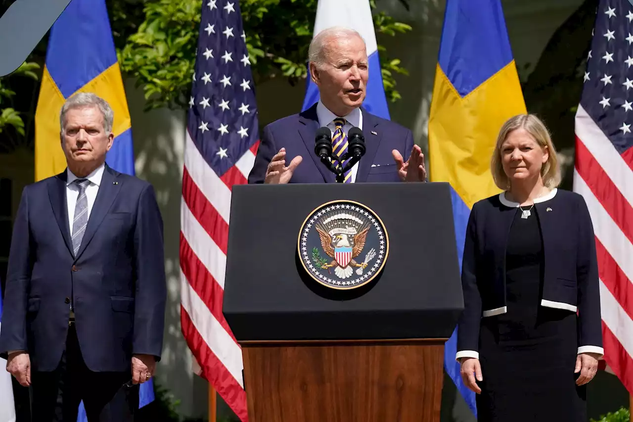 Finland And Sweden’s NATO Bids Have ‘Complete Backing’ Of U.S., Biden Says