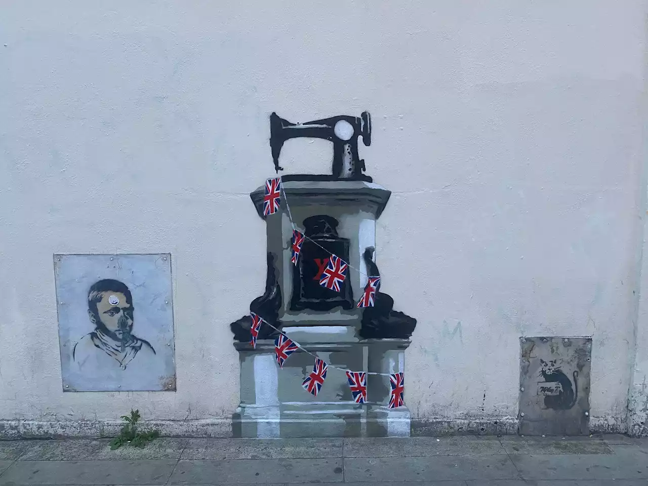 Is this mural Banksy’s latest work?