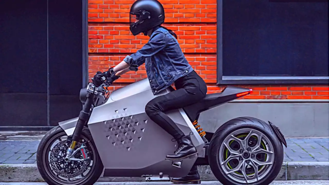 This All-Electric Motorcycle Actually Self-Balances, and It Can Even Follow You Around