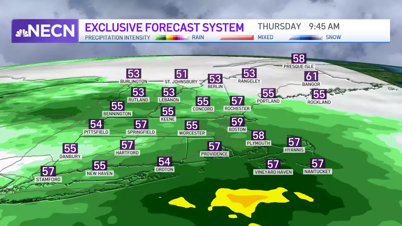 Cool and Rainy on Thursday, Then Things Heat Up for the Weekend