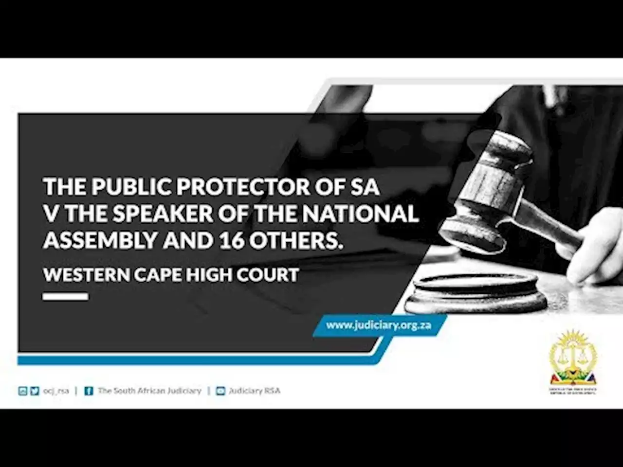 WATCH LIVE | Day 2: Public Protector applies for interdict against Parliament, Ramaphosa | News24