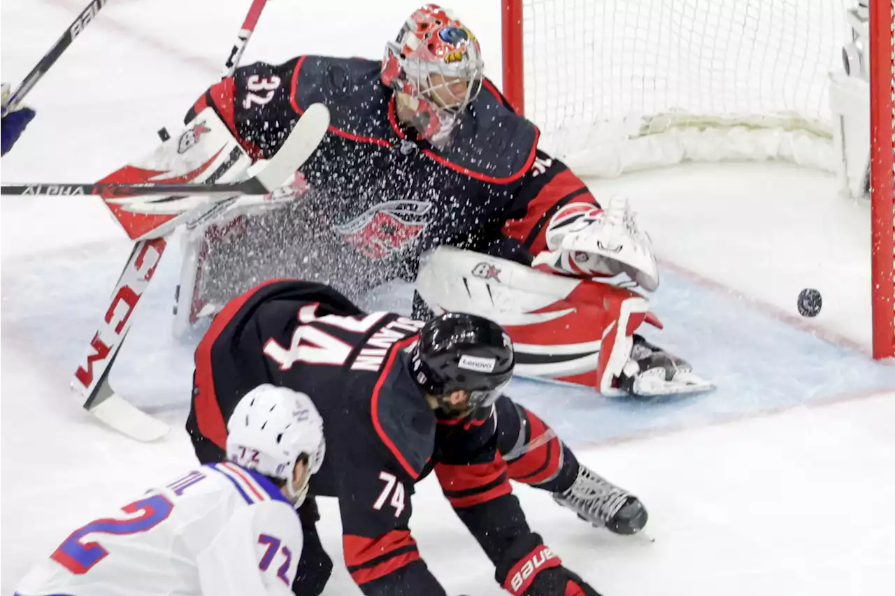 Kid Line a big Rangers’ silver lining in loss to Hurricanes