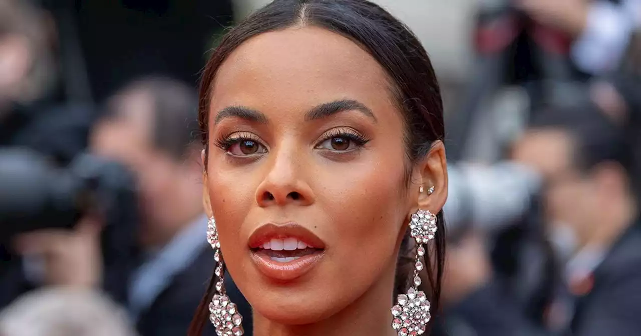 Rochelle Humes wows with perfectly chopped fringe and elegant updo at Cannes