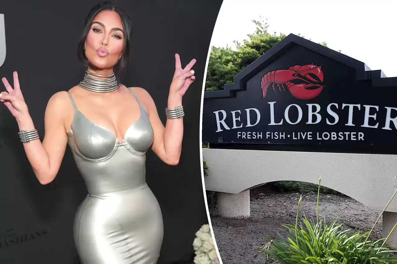 Kim Kardashian learned she passed the baby bar at Red Lobster