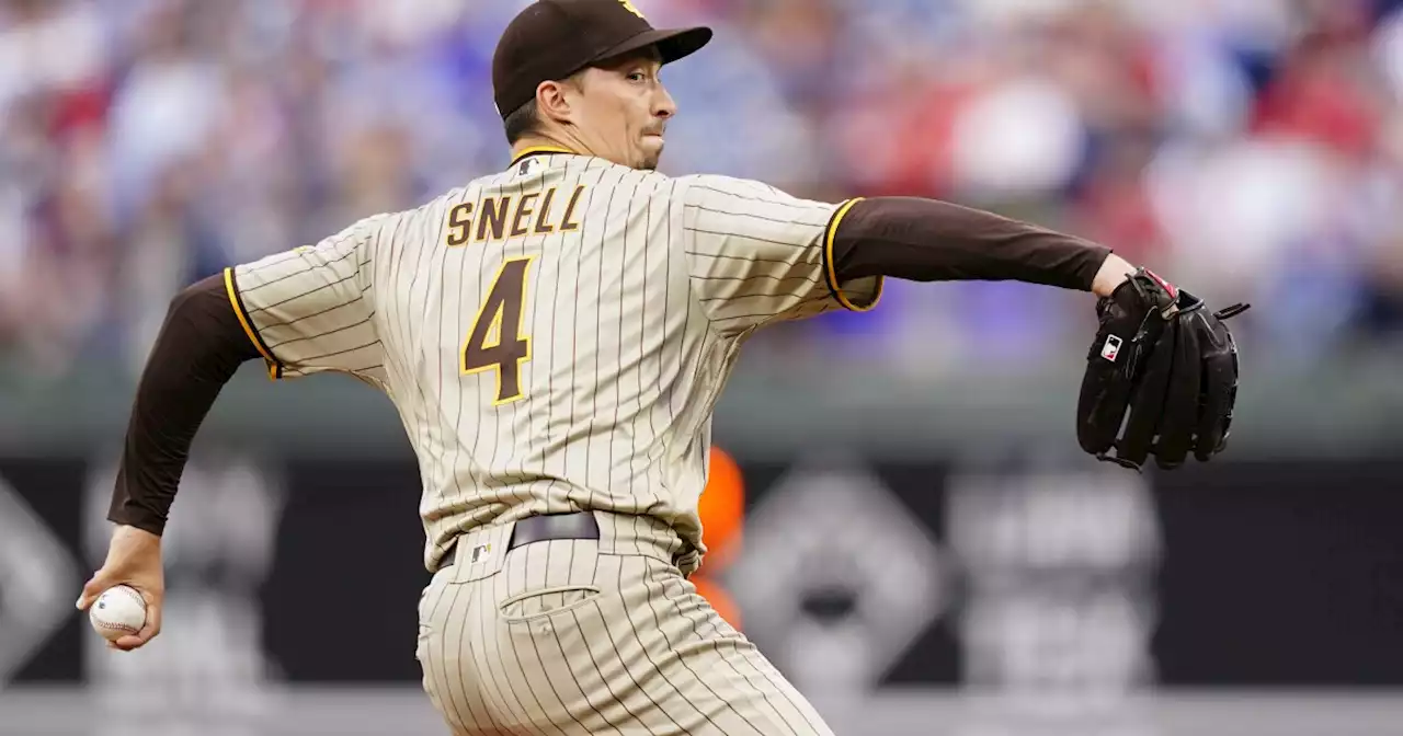 Blake Snell's debut is wild, Padres shut out by Phillies