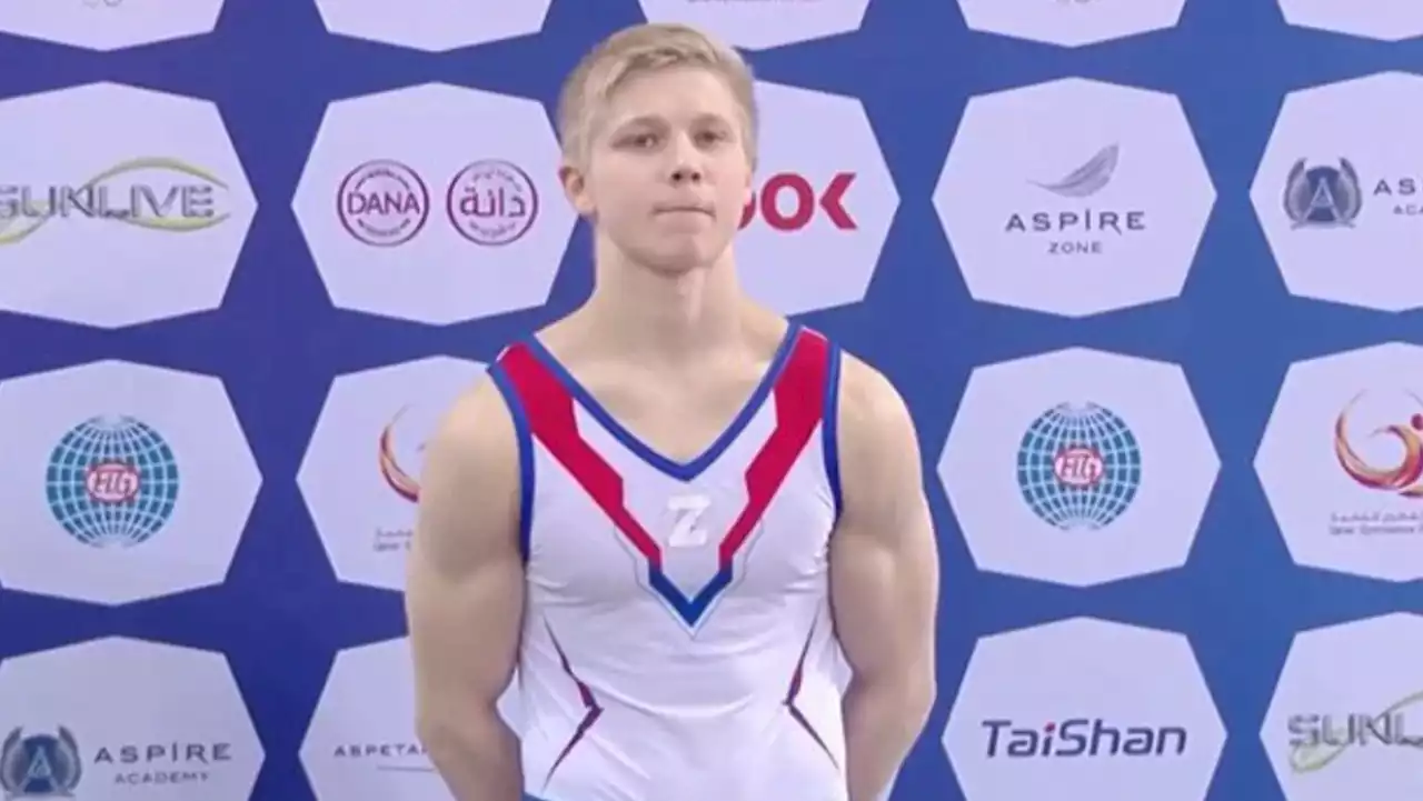 Russia furious over ban of gymnast who wore pro-war 'Z' symbol