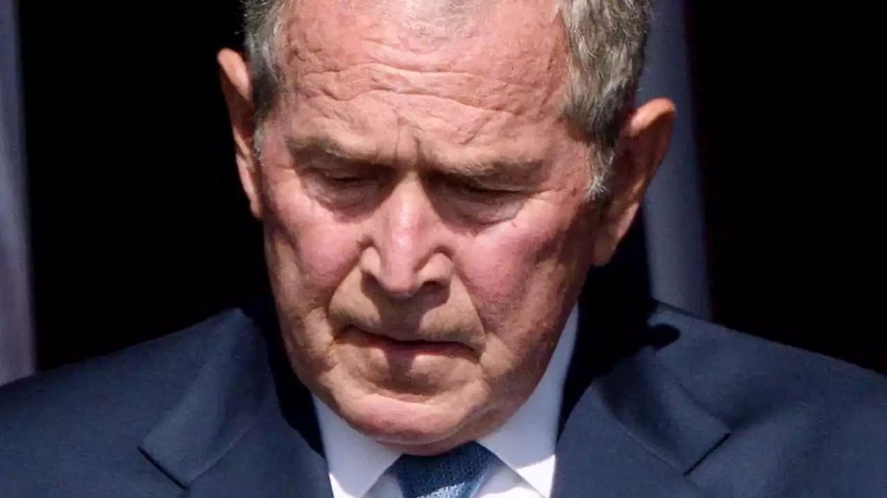 Peinlicher Versprecher: George W. Bush kritisiert Russland und verwechselt die Ukraine mit dem Irak