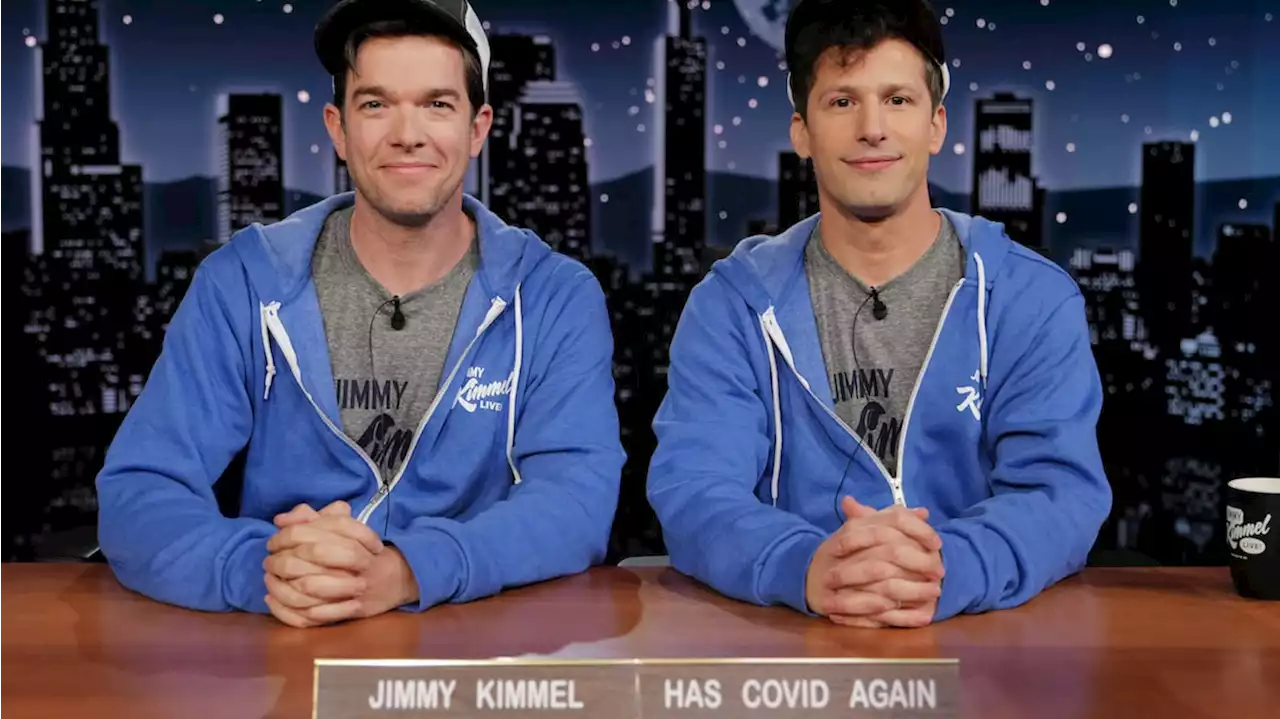 John Mulaney and Andy Samberg Roast Jimmy Kimmel for Getting COVID Again