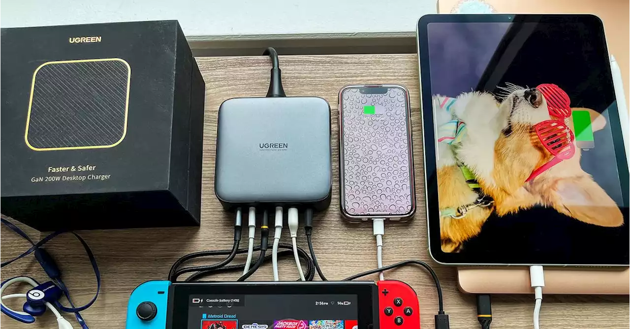 This 200W charging station provides one-stop top-ups for all your gadgets