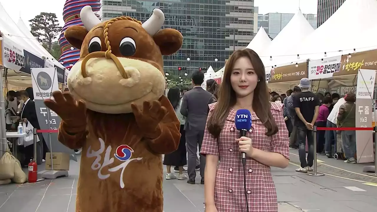 [날씨] 맑은 날씨 속 낮 더위...'한우축제 즐겨요!'