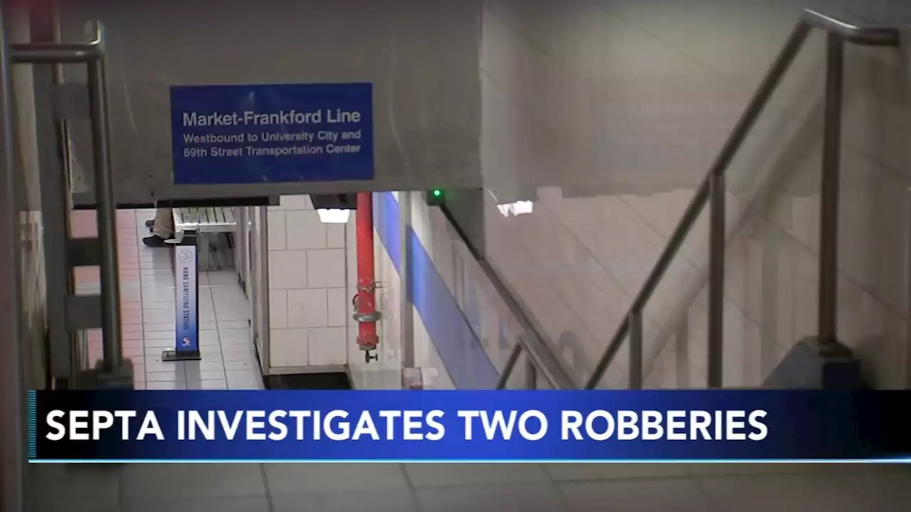 SEPTA police investigating 2 weekend robbery incidents in Philadelphia, Delco stations