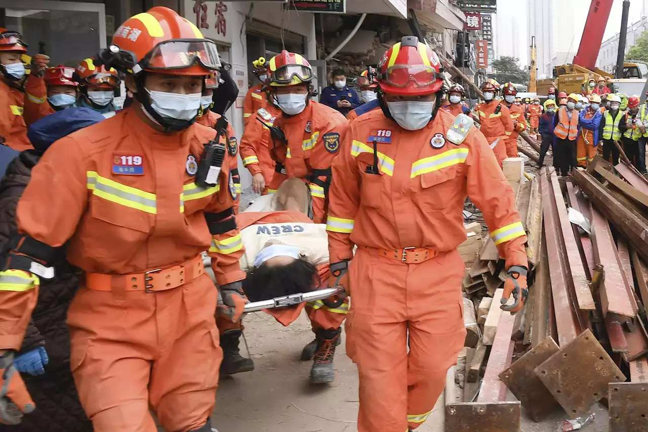 2 people rescued 50 hours after China building collapse