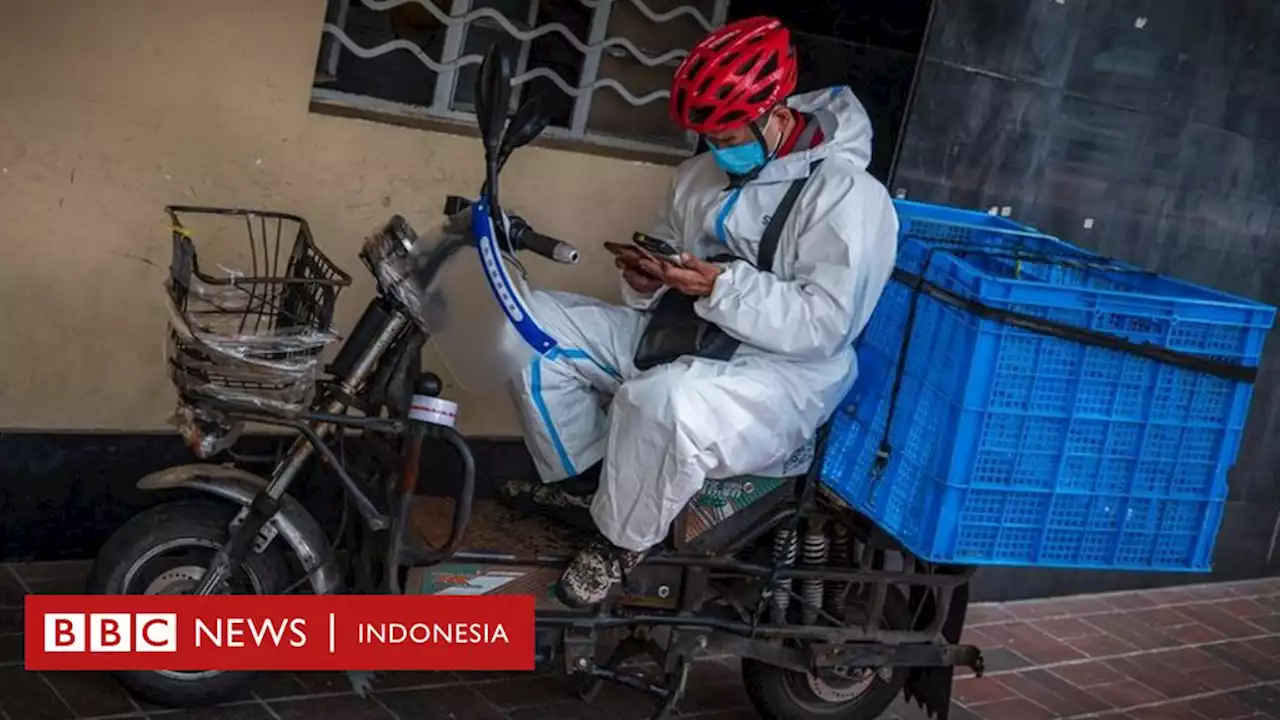 Tanpa tempat berlindung dan keamanan, kehidupan keras seorang kurir tunawisma di China - BBC News Indonesia