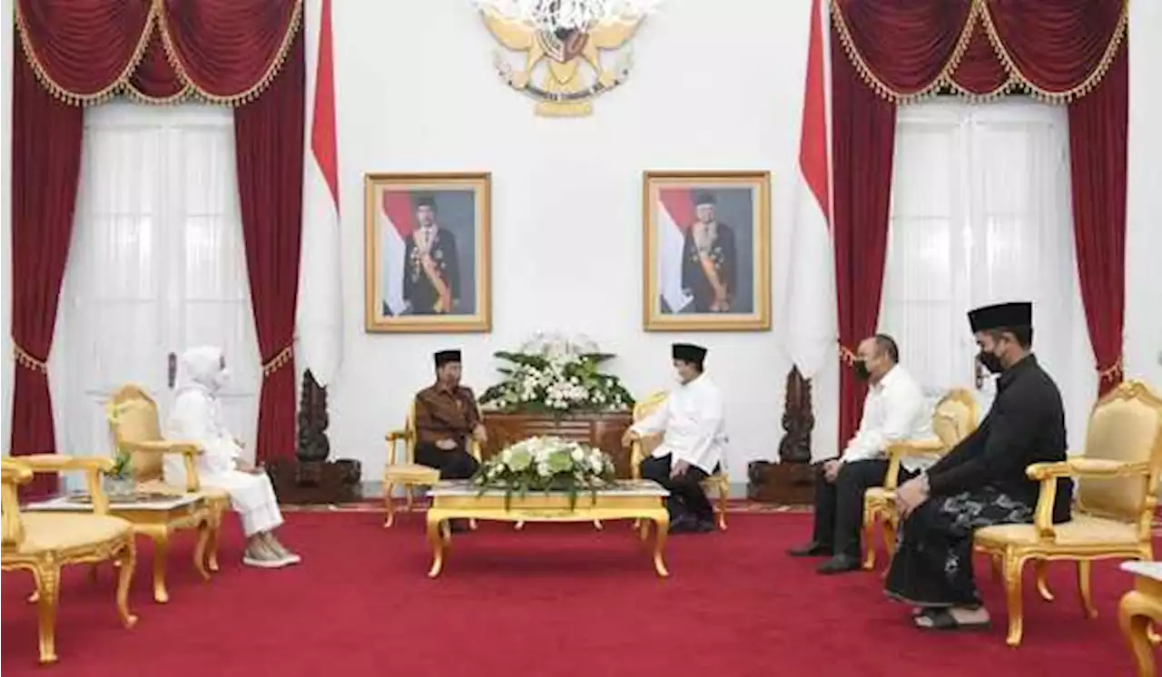 Menhan Prabowo Silaturahmi ke Presiden Jokowi di Yogyakarta