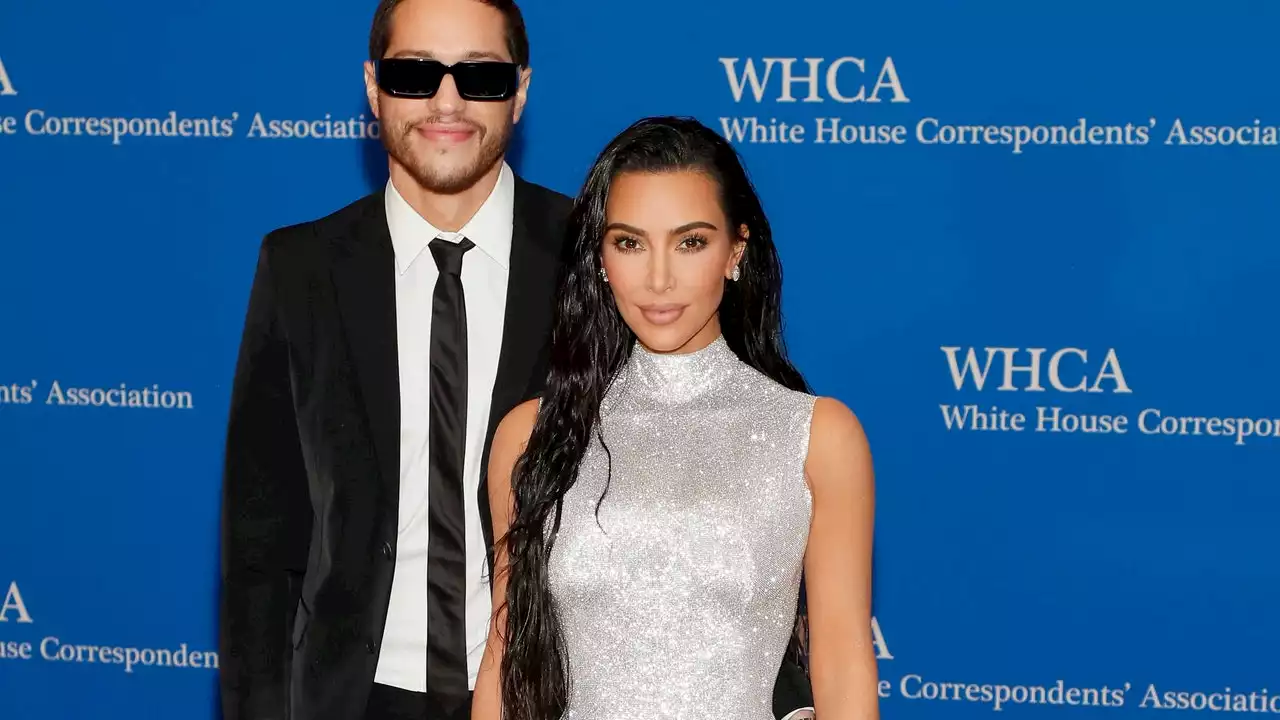 Kim Kardashian & Pete Davidson Make Their Red Carpet Debut In Style