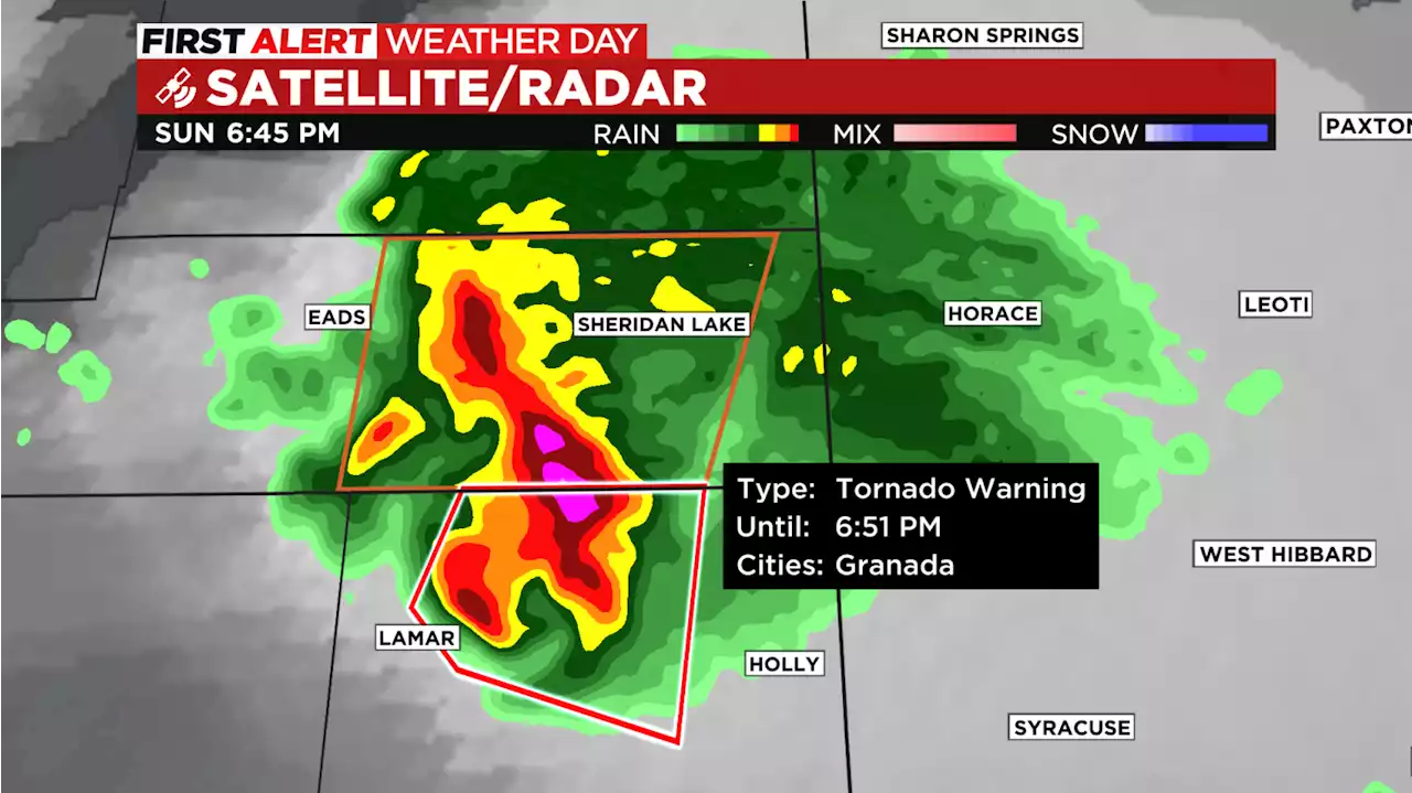 Colorado's First Tornado Warnings Of 2022 Issued Sunday As Fires Burned In The Same County