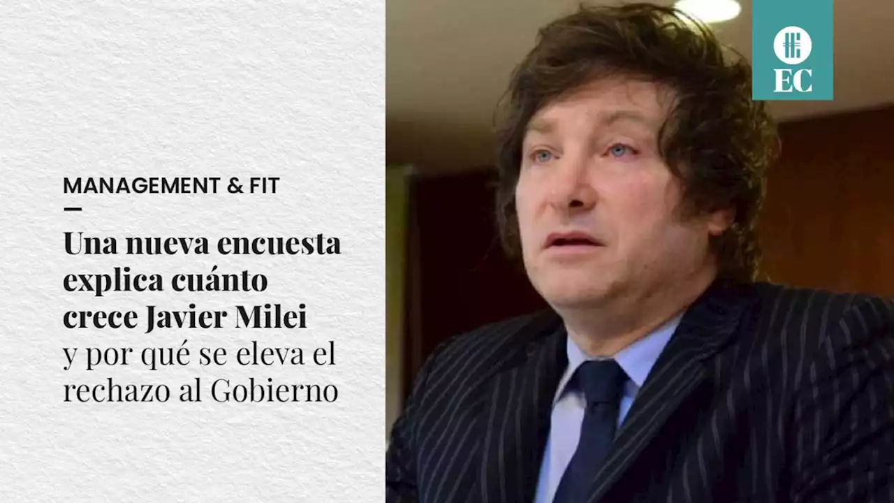 Una nueva encuesta explica cu�nto crece Javier Milei y por qu� se eleva el rechazo al Gobierno