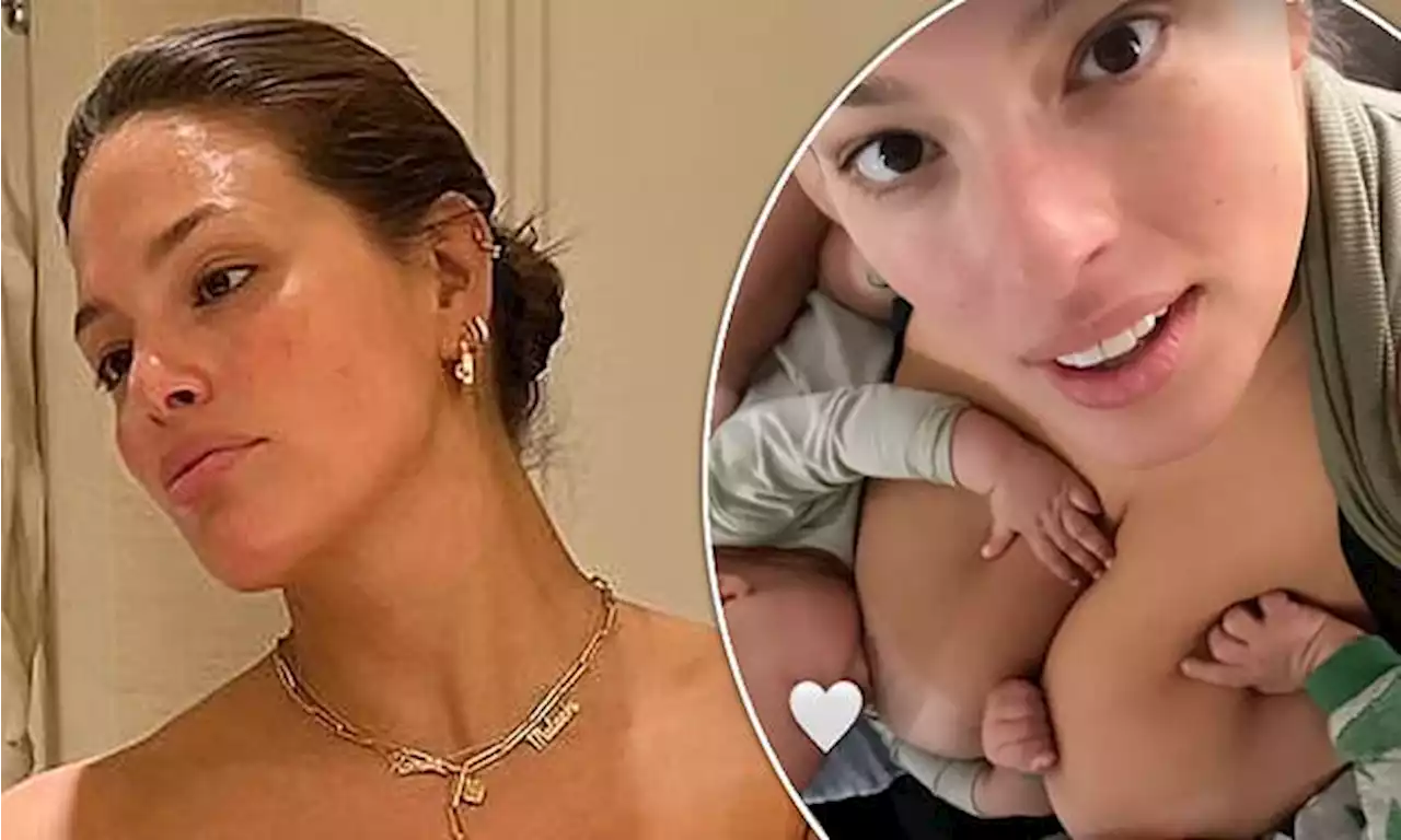 Ashley Graham gives a candid insight into breastfeeding her twin sons