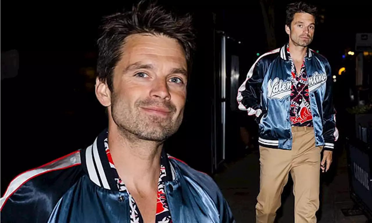 Sebastian Stan spotted with a stylish look after leaving Carbone