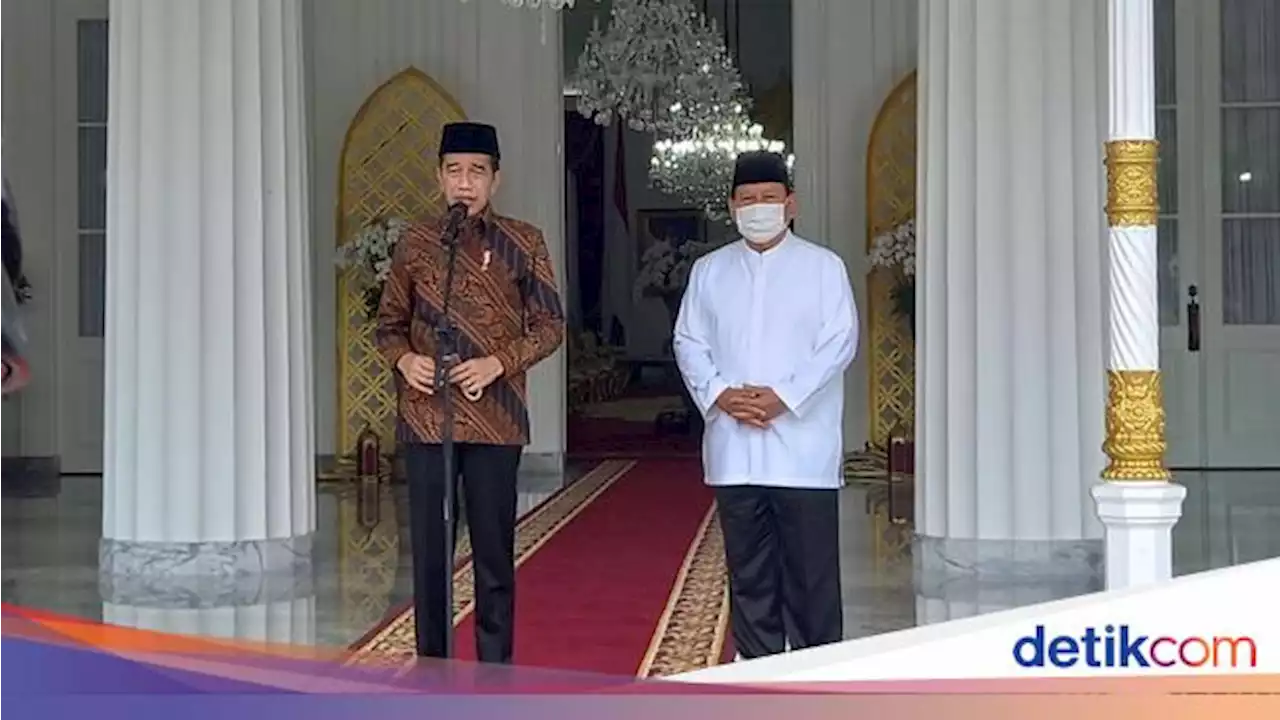 Prabowo Silaturahmi ke Jokowi di Jogja, Disuguhi Opor-Tempe Bacem