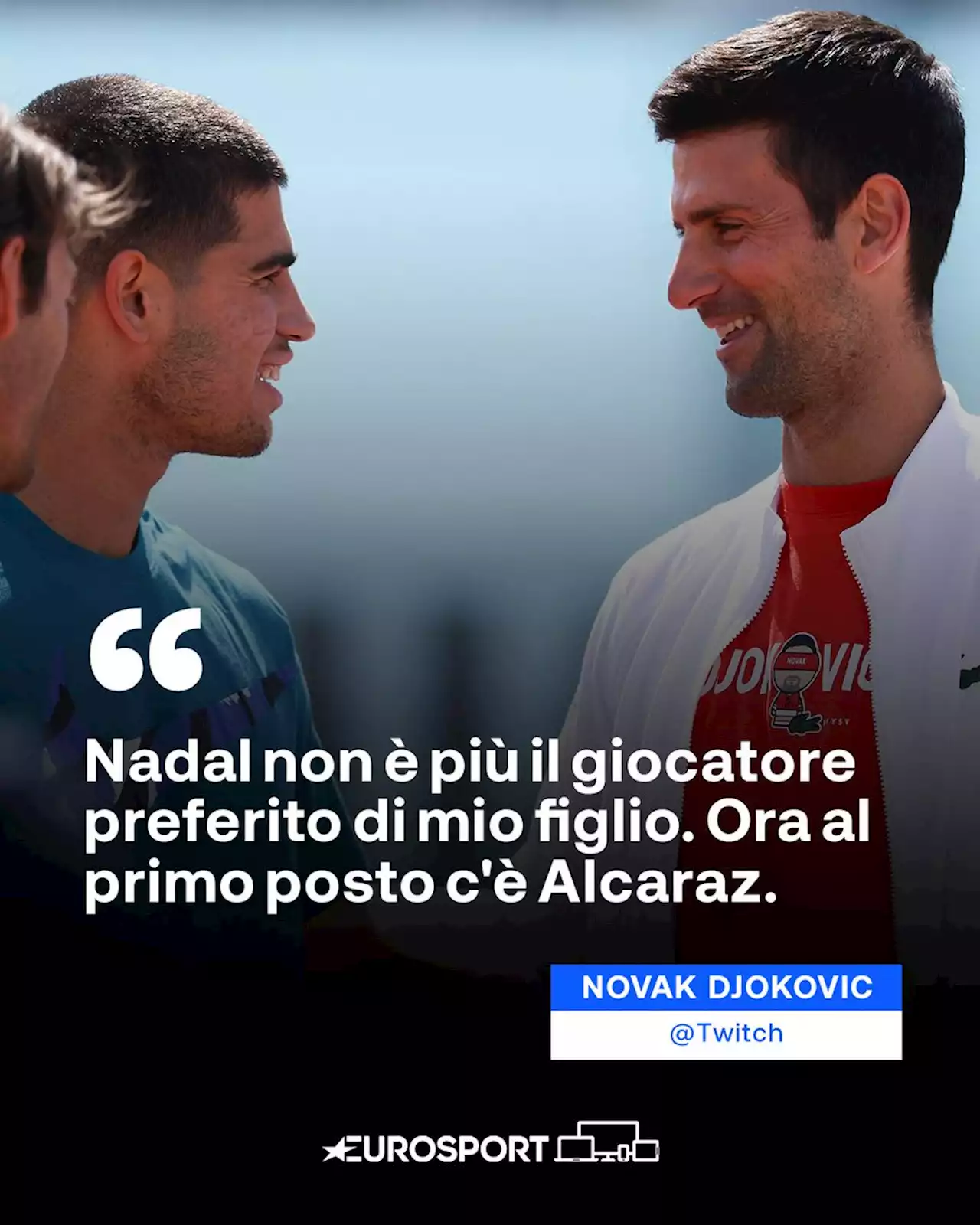 Madrid Masters 1000, Djokovic: “Il preferito di mio figlio non è più Nadal, ora tifa Alcaraz”