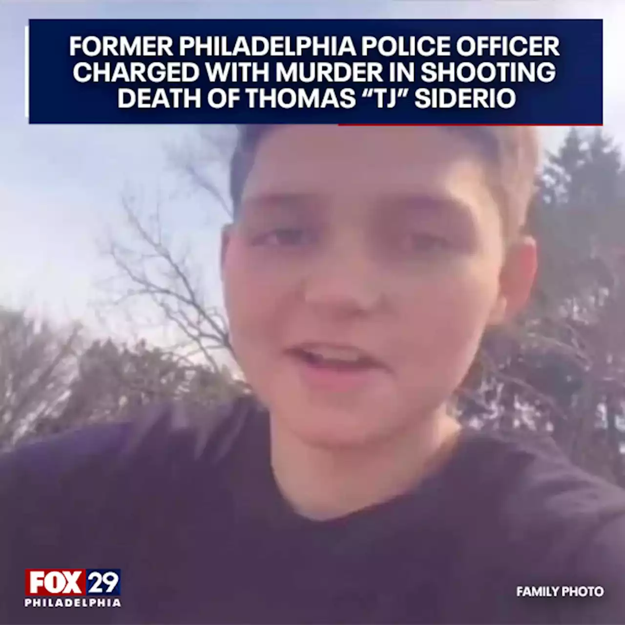 TJ Siderio shooting: Former Philadelphia police officer charged with murder in 12-year-old's death