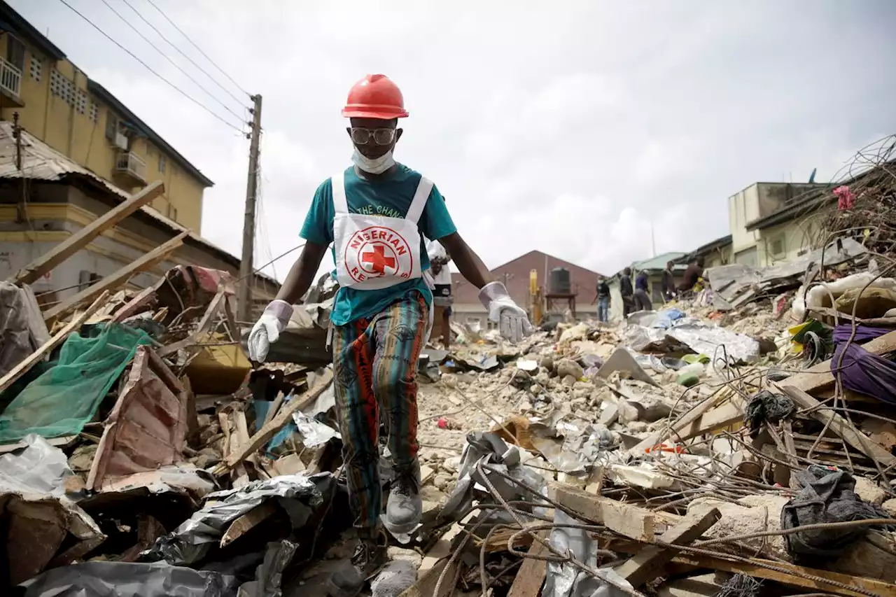 At least five people dead after residential building collapses in Nigeria’s largest city