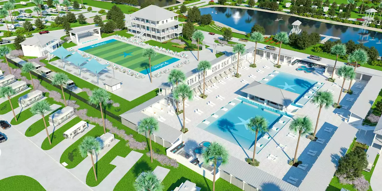 New 150-acre beach club, RV resort with live music venue opens near Galveston