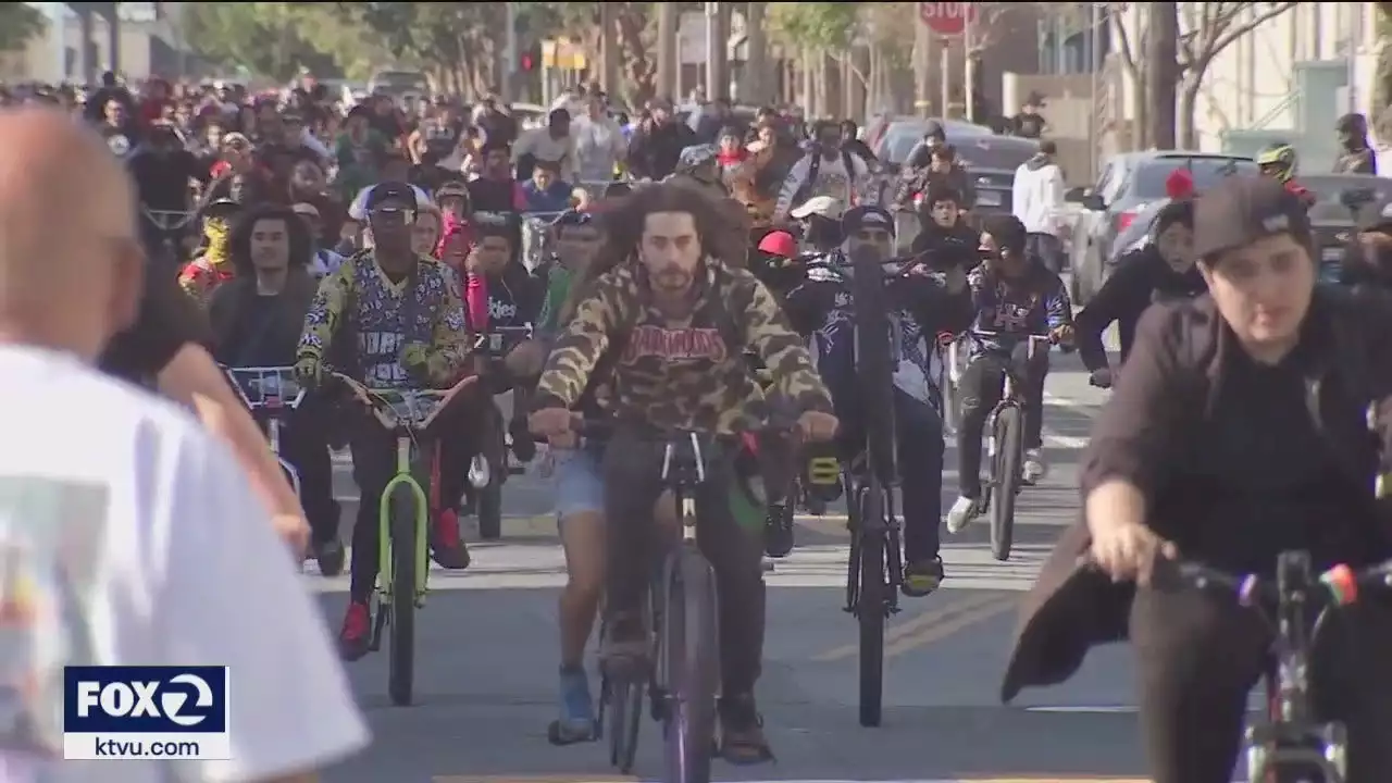 Hundreds bike through San Francisco for community food pantry