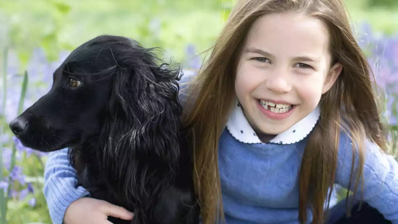 New photos of Princess Charlotte with family dog released to celebrate her 7th birthday