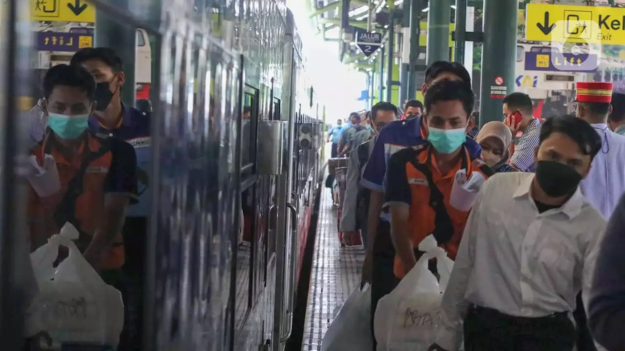 Hari H Lebaran Idul Fitri, 15.200 Orang Diberangkatkan dari Stasiun Gambir