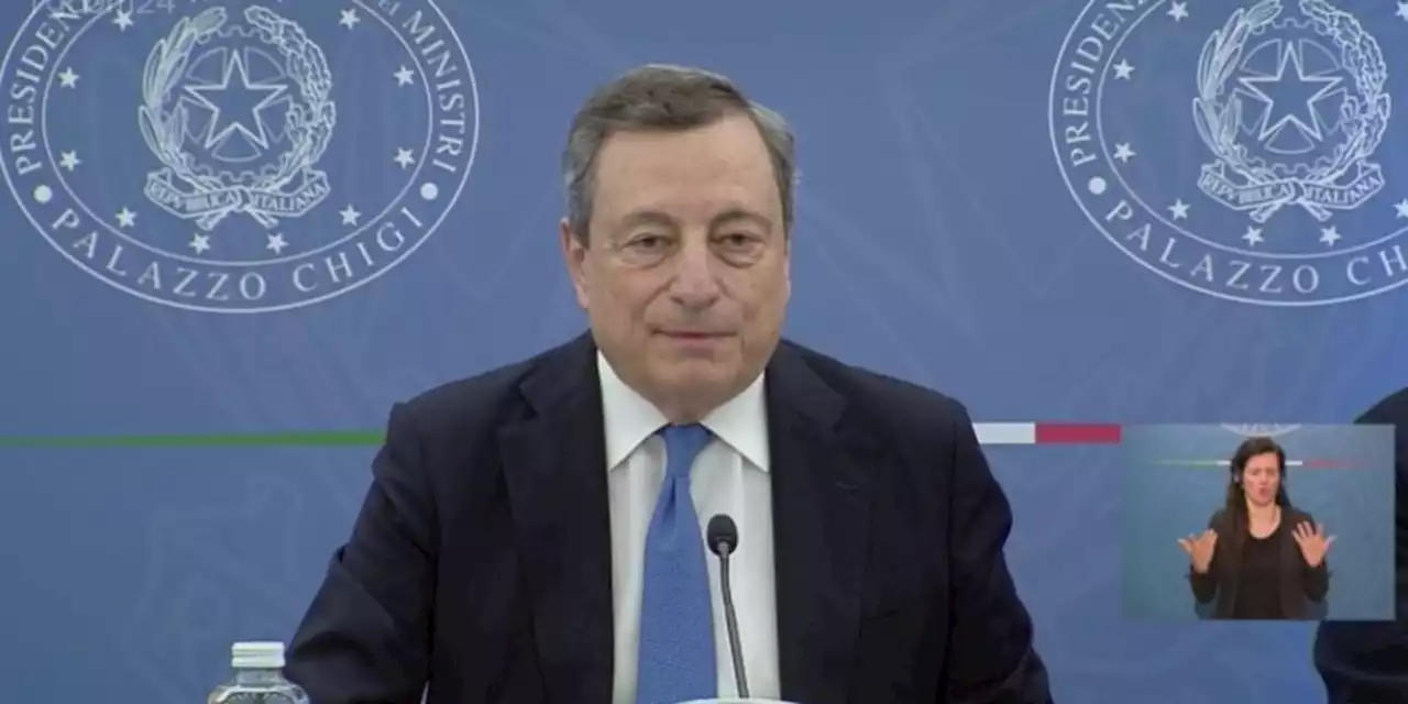 Dl aiuti, Draghi: strumenti eccezionali per affrontare aumento prezzi