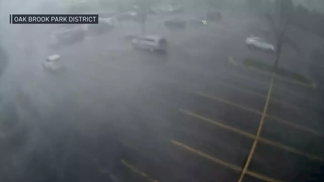 Video Captures Moment Tornado Hit Oak Brook During Weekend Storms