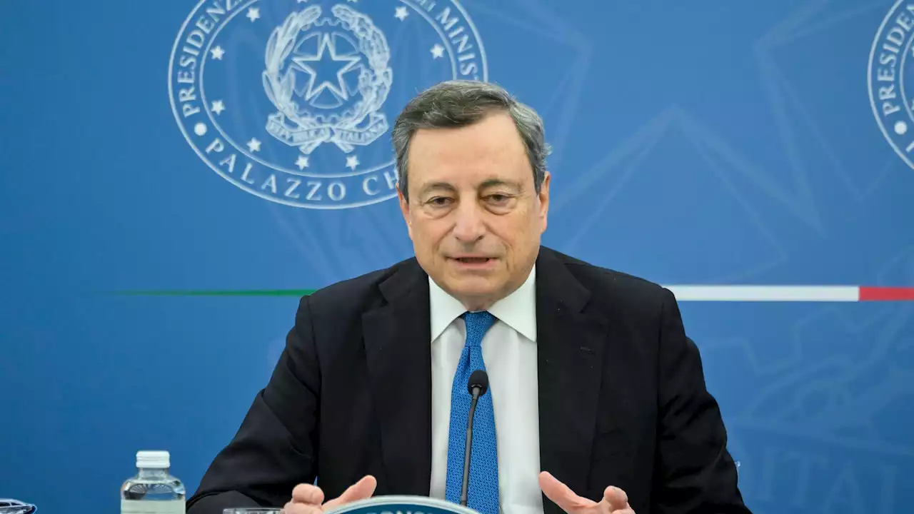 Draghi: 'Aiuti per 28 milioni di italiani, bonus da 200 euro'