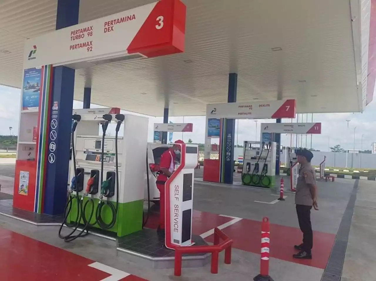 SPBU Self-Service Hadir Pertama di Tol Balsam Kalimantan Timur |Republika Online