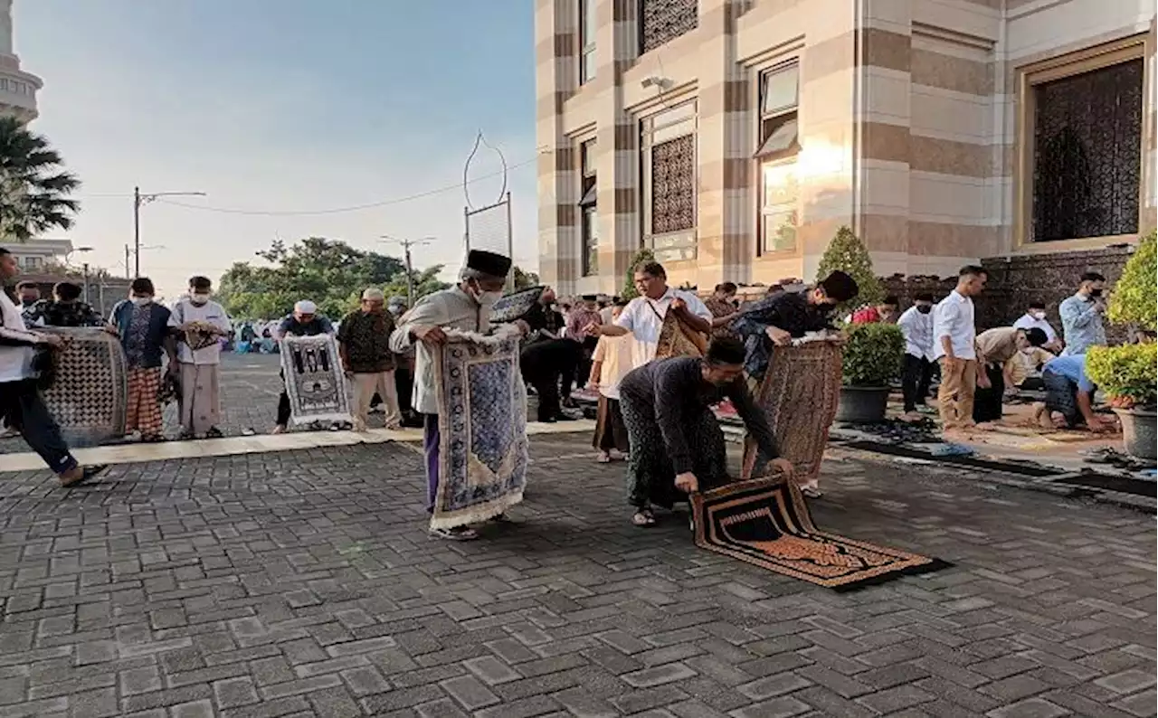 Alhamdulillah, Salat Id di Masjid Al Aqsa Klaten Berjalan Kondusif