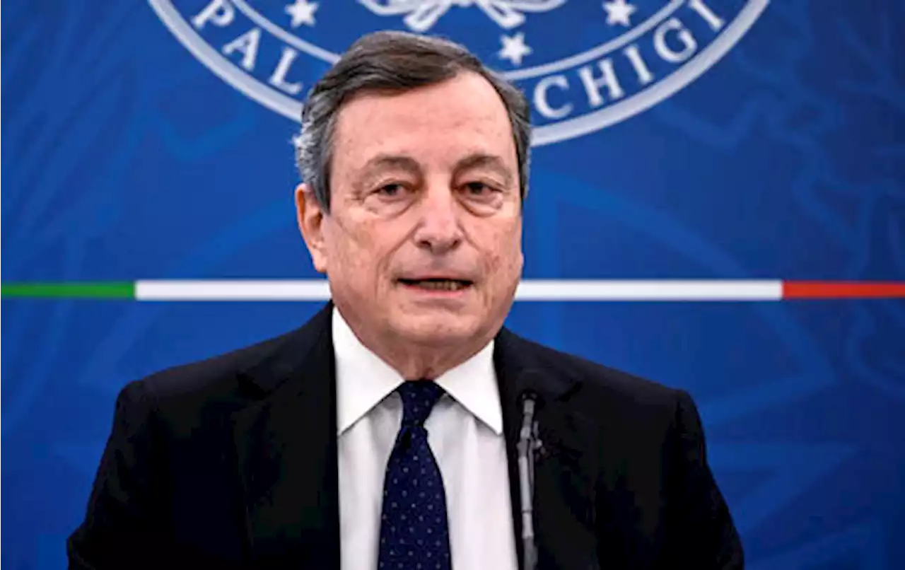 Draghi: misure per famiglie e imprese ma anche per maggiore indipendenza gas russo