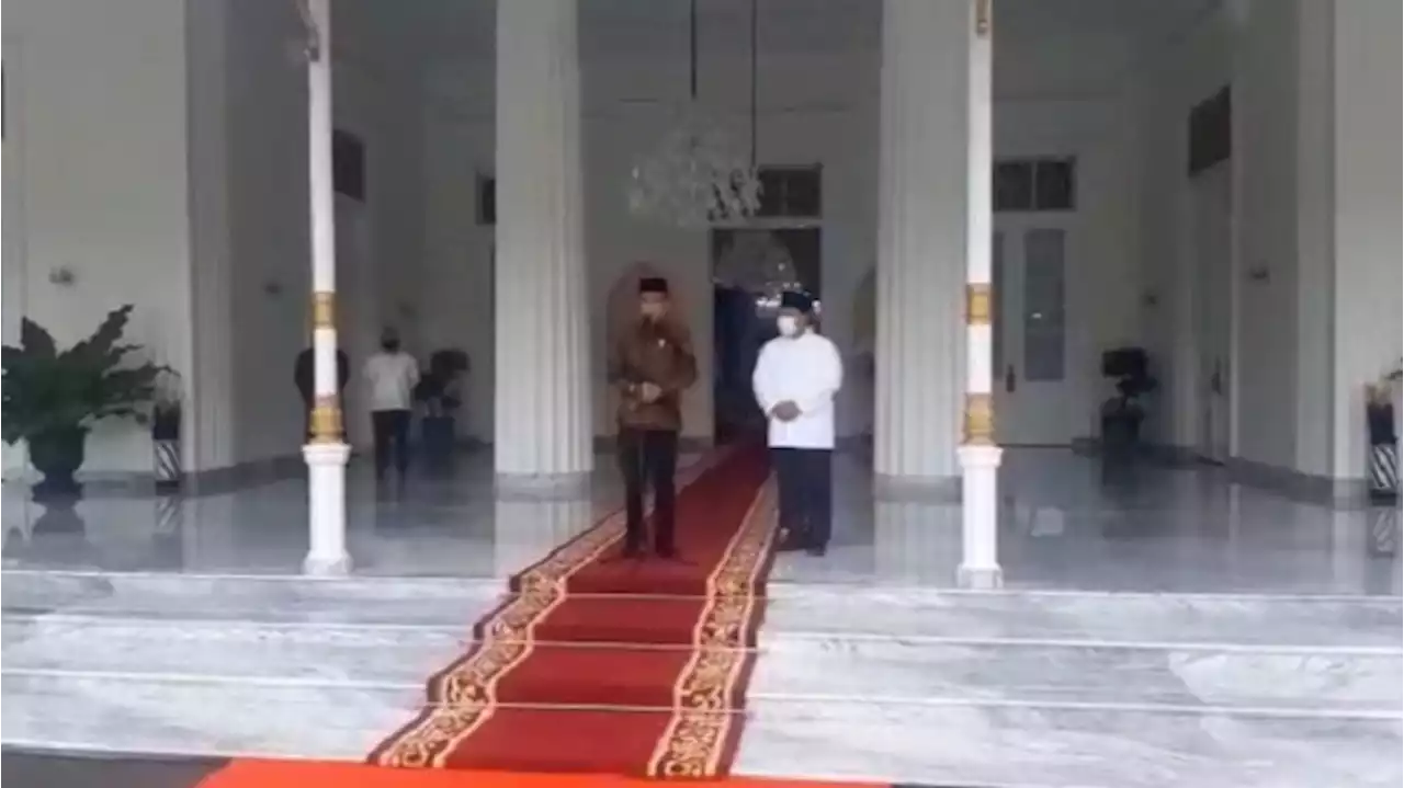 Presiden Jokowi dan Menhan Prabowo Subianto Bertemu di Istana Kepresidenan Yogyakarta