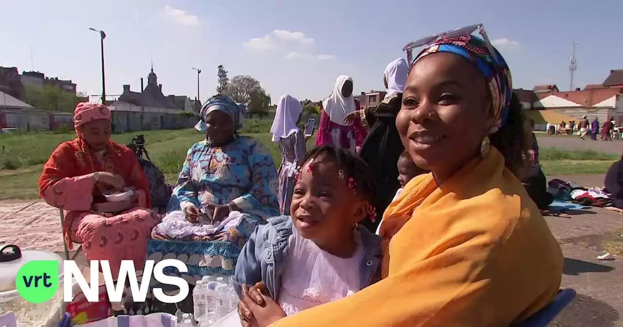 BEKIJK - Families, kinderen en alleenstaanden vieren samen Suikerfeest in Turnhout: 'Hier zijn we één grote familie'